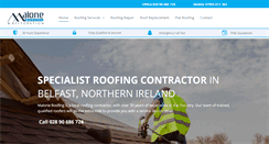 Desktop Screenshot of malone-roofingbelfast.co.uk